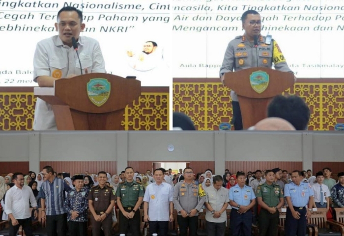 Pj. Wali Kota Tasikmalaya Hadiri  acara Seminar Wawasan Kebangsaan bagi Pelajar dan Tenaga Pendidik SMA/SMK dan MA Se-Tasikmalaya