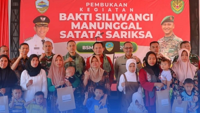 Pj. Wali Kota Tasikmalaya Hadiri Kegiatan Pembukaan Bakti Siliwangi Manunggal Satata Sariksa (BSMSS) Tahun Anggaran 2024