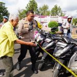 Kapolres Tasikmalaya Kota Pimpin Press Release Pengungkapan Tindak Pidana Pencurian Sepeda Motor