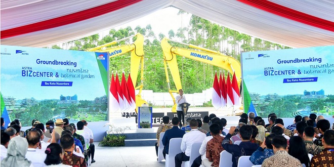 Presiden Jokowi Groundbreaking Astra Biz Center dan Nusantara Botanical Garden di IKN