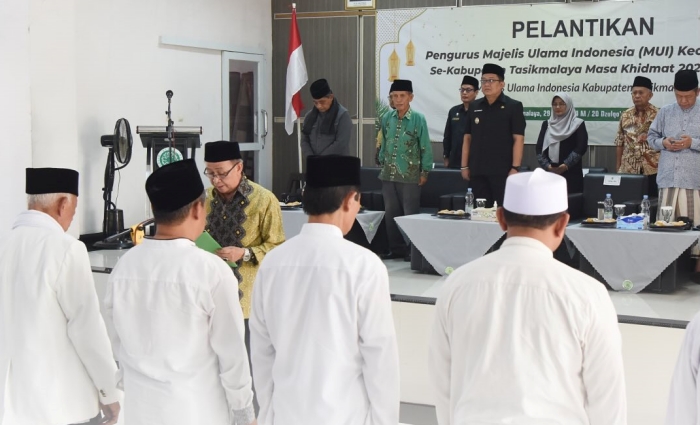 Bupati Ade Sugianto Hadiri Pelantikan MUI Kecamatan Se-Kabupaten Tasikmalaya