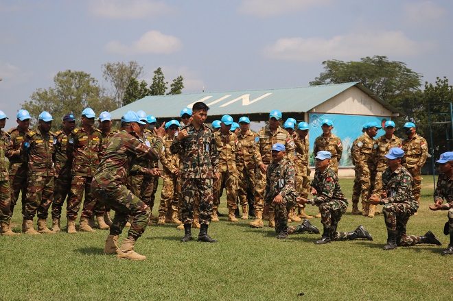 Pasukan Garuda Latih Tentara Kongo