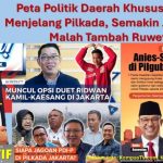 Peta Politik Daerah Khusus Jakarta Menjelang Pilkada, Semakin Jelas atau Malah Tambah Ruwet ?