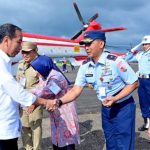 Danlanud Sultan Hasanuddin Melepas Keberangkatan Presiden RI Joko Widodo Menuju Jakarta