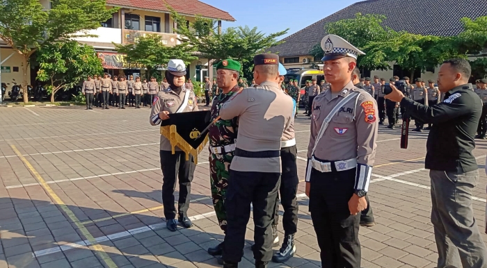 Kodim Boyolali Andil Dalam Apel Gelar Pasukan Operasi Patuh Candi