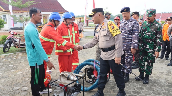 Kapolres Meranti Pimpin Apel Kesiapsiagaan Penanganan Karhutla