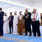 Momen Presiden Jokowi Salat di Masjid Presiden Joko Widodo Abu Dhabi