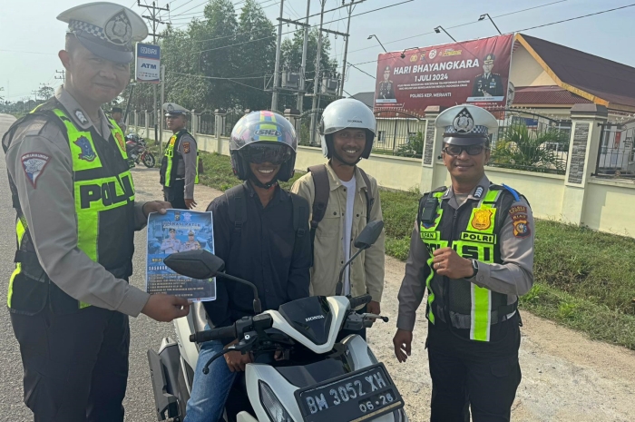 Di hari Ke-8 Satlantas Polres Meranti Gencar Giat Operasi Patuh LK 2024