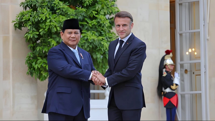 Menhan Prabowo Kunjungan Kerja ke Prancis, Temui Presiden Macron