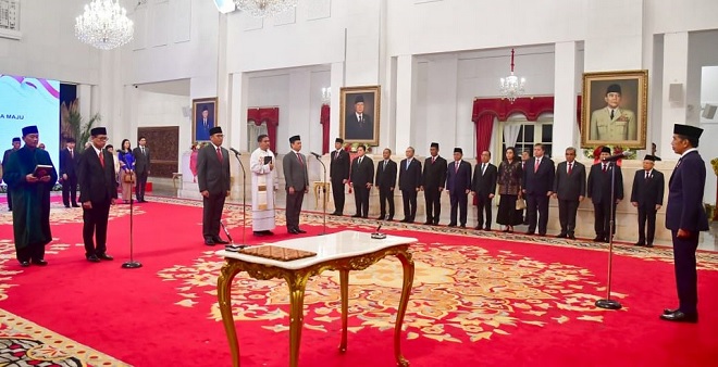 Presiden Jokowi Lantik 3 Wakil Menteri di Istana Negara