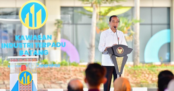 Presiden Jokowi Resmikan Operasional Kawasan Industri Terpadu Batang