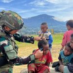 TNI Task Forces Care For Haircuts Welcomed Cheerfully By The Gome Children