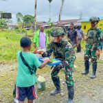 Sharing The Spirit of Brotherhood, TNI Marines Welcomed With Happiness By Kuaserama Residents