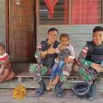 Ciptakan Hubungan Yang Harmonis, Sebagai Bentuk Keikhlasan Dalam Pengabdian Satgas Yonif 122/TS di Tanah Papua