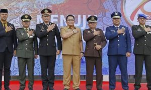 Bupati Ade Sugianto Hadiri Upacara Hari Bhayangkara Ke-78 Polres Tasikmalaya