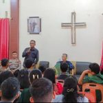 Minggu Kasih : Polres Meranti Sosialisasikan Pesan Keamanan dan Kamtibmas di Gereja HKBP"