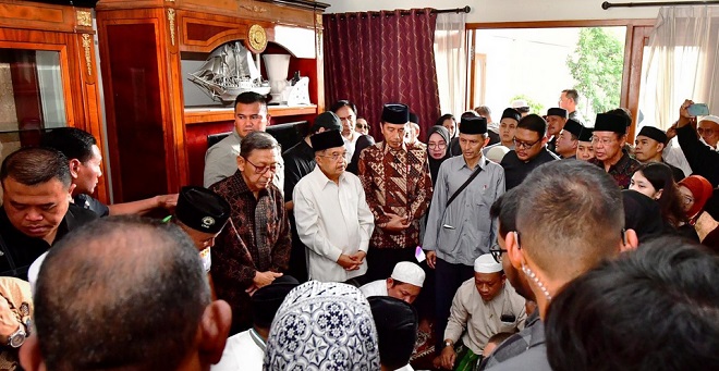 Presiden Jokowi Berdukacita atas Wafatnya Wapres Ke-9 RI Hamzah Haz