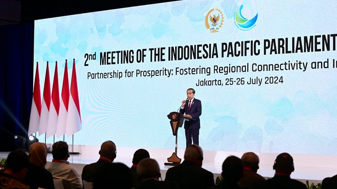 Buka Sidang Kedua IPPP 2024, Presiden Jokowi Apresiasi Kemitraan Parlemen Indonesia-Pasifik