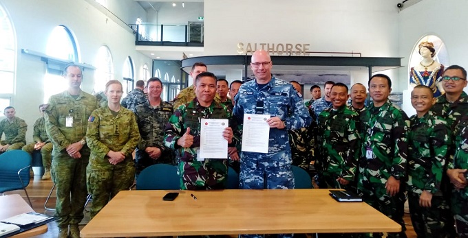 MPC Exercise Woomera Keris24 Tanda Tangani Kesepakatan TNI-ADF