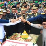 Hadiri HUT Bhayangkara ke-78, Danlanud Sultan Hasanuddin Harap Sinergitas TNI-Polri Selalu Terjaga