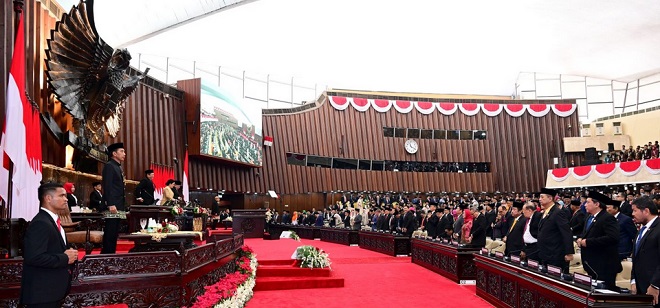 Presiden Jokowi Apresiasi Kerja Keras Lembaga Negara dan Kerja Sama Anak Bangsa Capai Kemajuan Indonesia