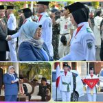 Penjabat Wali Kota   Dr. Hj. Ida Wahida Hidayati, S.E., S.H., M.Si., Mengukuhkan Anggota Paskibraka Kota Banjar