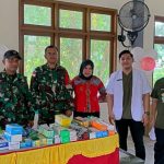 Satgas Yonzipur 5/ABW : Aksi Sehat Untuk Negeri Gelar Pengobatan Gratis