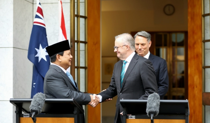 Menhan Prabowo Temui Perdana Menteri dan Menhan Australia di Canberra