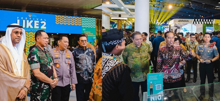 Panglima TNI Dampingi Presiden RI Hadiri Festival Like 2 KLHK  di JCC Senayan