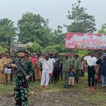 Satgas Habema Gelar Upacara Peringatan Kemerdekaan Ke-79 Republik Indonesia di Kampung Mumugu