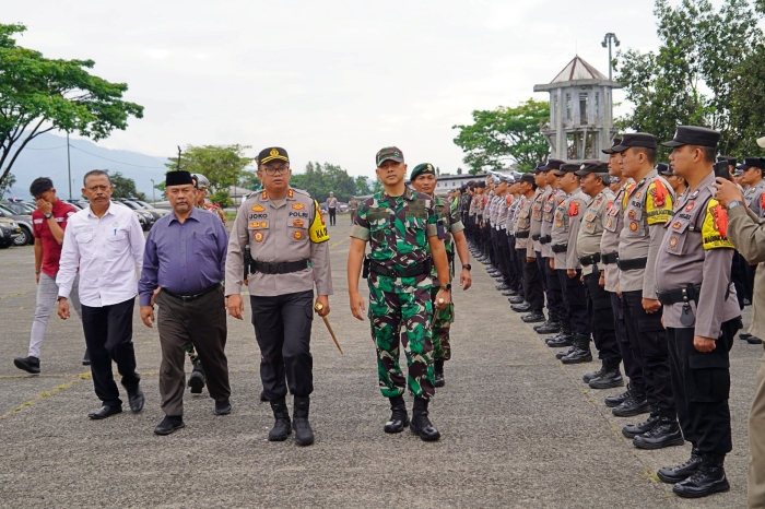 Apel Gelar Pasukan Operasi Mantap Praja 2024, Kesiapan Polres Tasik Kota Dalam Pengamanan Pilkada Serentak 2024