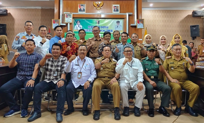 Wakil Bupati Lampung Timur Azwar Hadi Membuka Rapat Teknis Tim Pengendali Inflasi Daerah