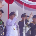 Kasad Hadiri Peringatan HUT Ke-79 TNI AL di Atas KRI dr. Radjiman Widyodiningrat